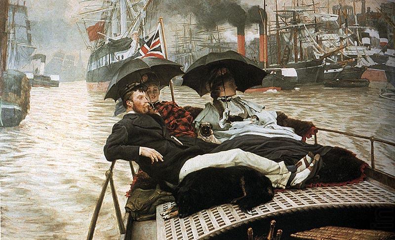 James Tissot The Thames china oil painting image